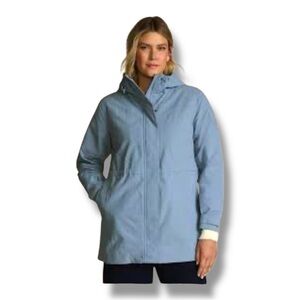 Lands’ End Women’s Plus Size Squall Waterproof Insulated Winter Jacket Blue 3X